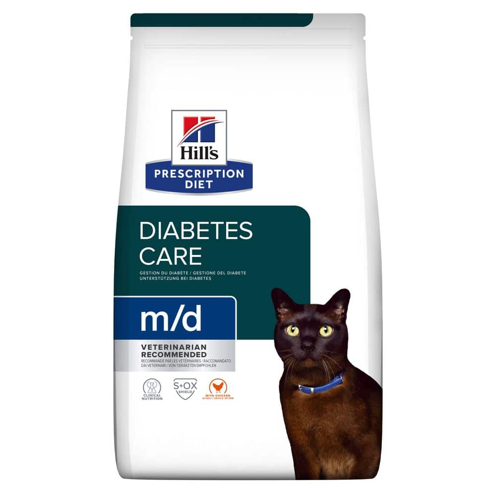605918 Hill’s PRESCRIPTION DIET m/d Сухий корм для котів при цукровому діабеті, з куркою