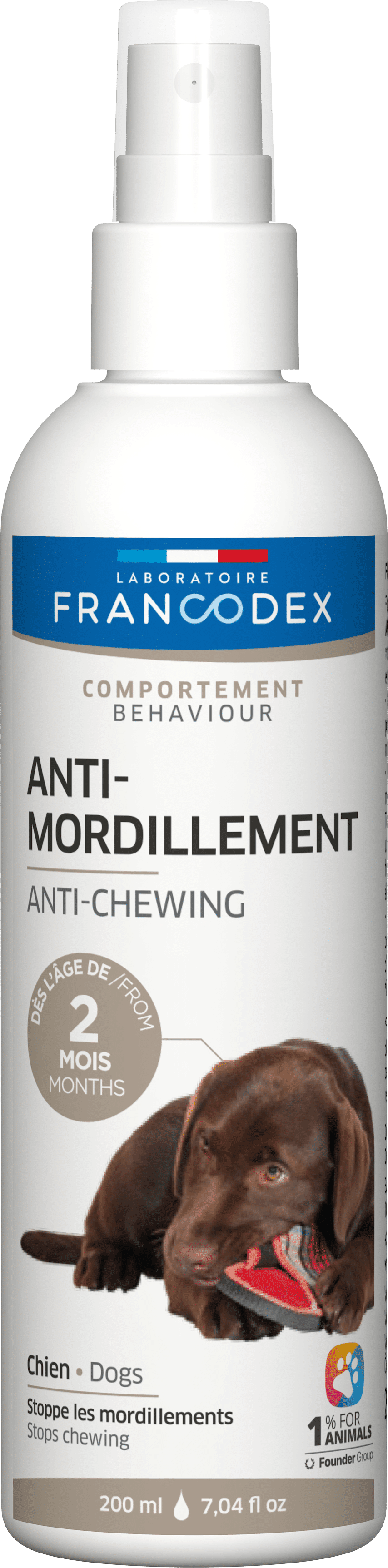 170322 LABORATOIRE FRANCODEX ANTI CHEW PUPPY DOG Лаборатуар Франкодекс Спрей від гризіння для цуценят і собак, 200 мл