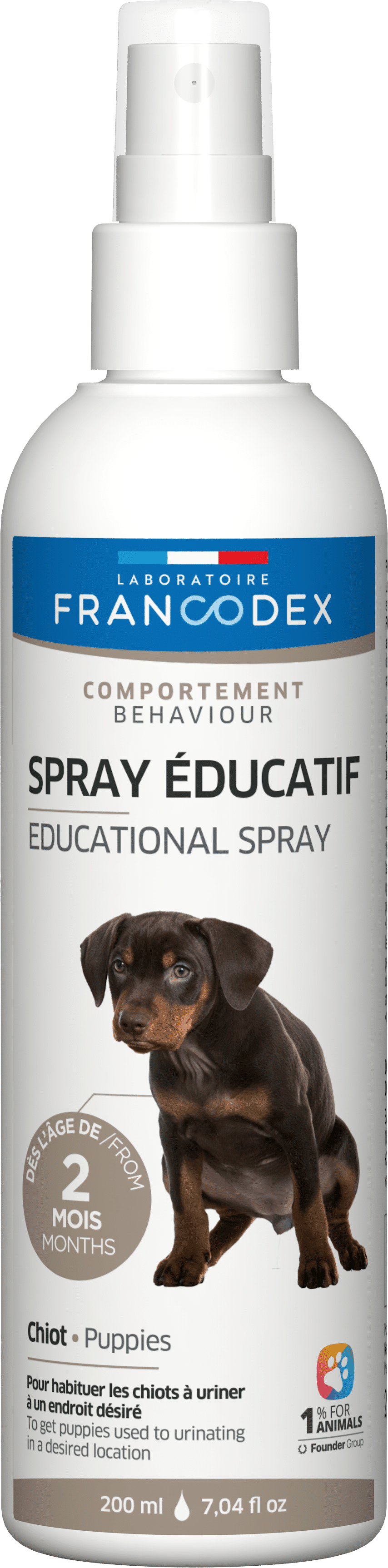 170334 LABORATOIRE FRANCODEX EDUCATIONAL SPRAY Лаборатуар Франкодекс Спрей для привчання цуценят до туалету, 200 мл