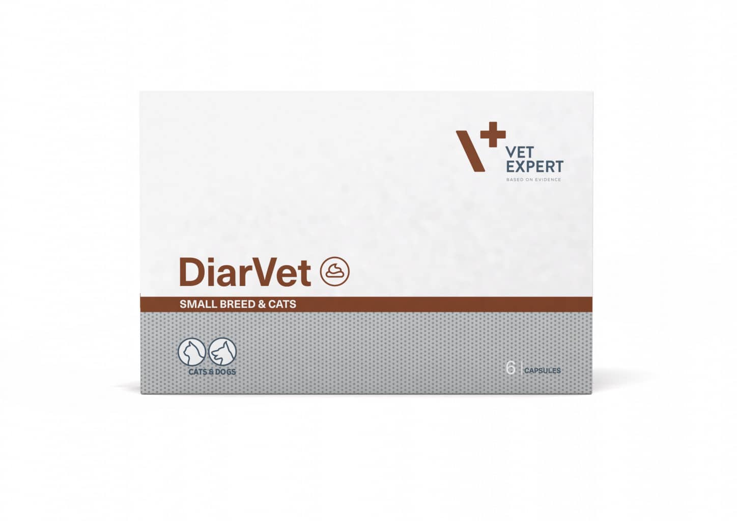 ДіарВет-6 Vet Expert DiarVet ДіарВет (6 капс. Twist Off) - засіб для котів і собак малих порід проти діареї (бентоніт, інулін, пектин, таніни, віт А)